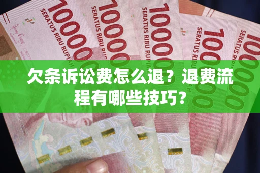 北京欠条诉讼费怎么退？退费流程有哪些技巧？