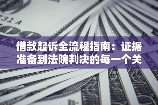 北京借款起诉全流程指南：证据准备到法院判决的每一个关键步骤