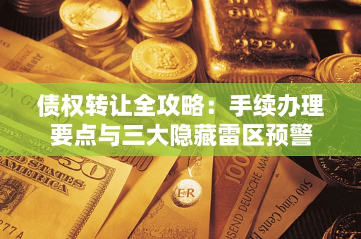 北京债权转让全攻略：手续办理要点与三大隐藏雷区预警